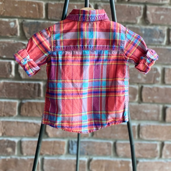3M Carter’s Plaid Button-down Shirt - Picture 2 of 3